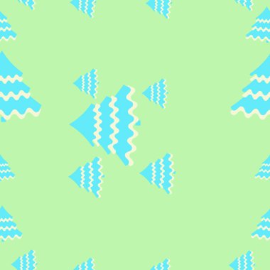 Noel ağaçları seamless modeli 