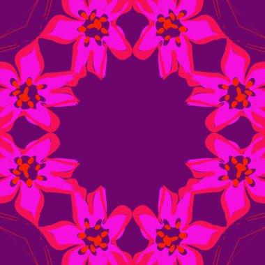 Soyut basit fraktalların kusursuz deseni