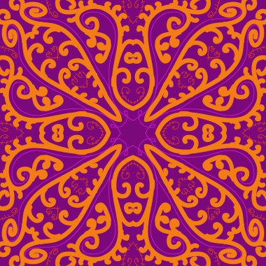 sanatsal soyut dikişsiz desen, vektör illüstrasyon