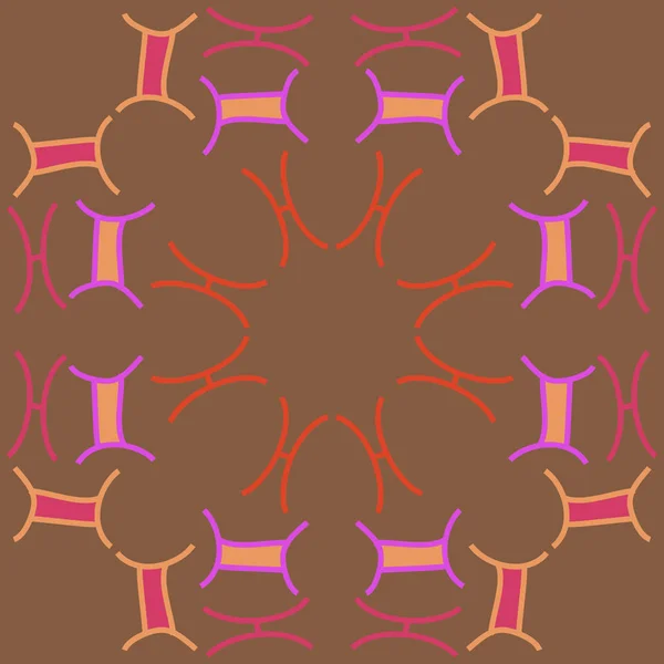 Circulaire Abstracte Achtergrond Ruimte Kopiëren — Stockvector