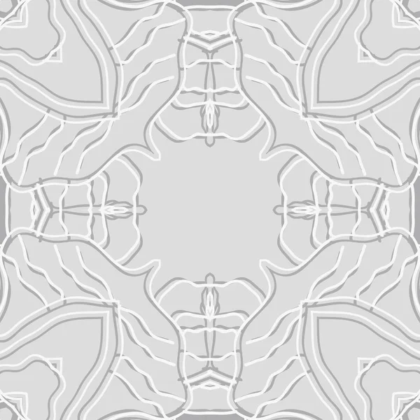 Patrón Circular Sin Costuras Motivo Decorativo Con Espacio Copia — Archivo Imágenes Vectoriales