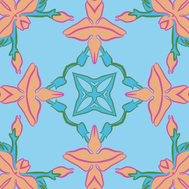 Soyut basit fraktalların kusursuz deseni