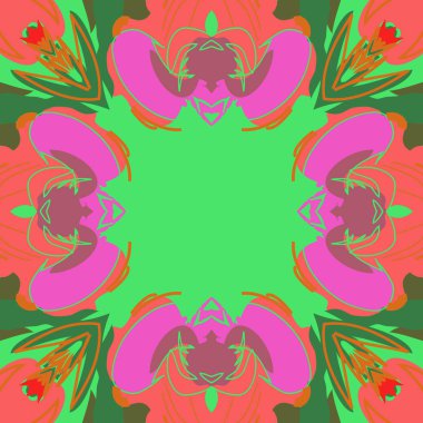 renkli arka planda soyut kopyalama alanı