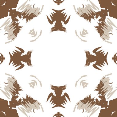 sanatsal soyut dikişsiz desen, vektör illüstrasyon