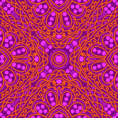 Soyut basit çiçek arka plan Dikişsiz deseni