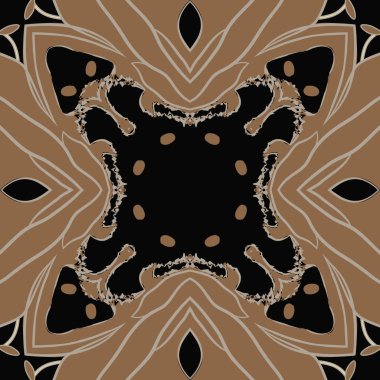 Soyut basit fraktalların kusursuz deseni