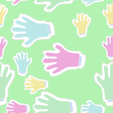 Soyut basit ellerin kusursuz deseni