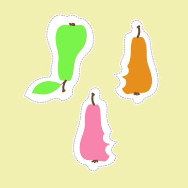 Soyut basit meyve Dikişsiz desen