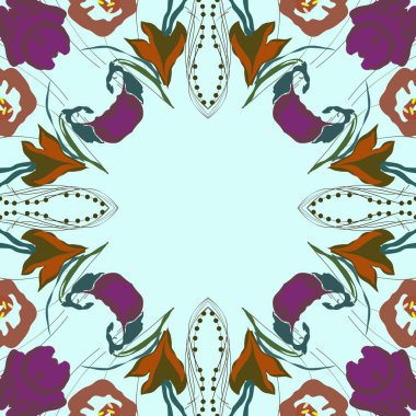 Soyut basit fraktalların kusursuz deseni