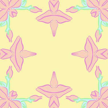 Soyut basit fraktalların kusursuz deseni