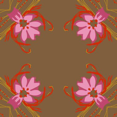 Soyut basit fraktalların kusursuz deseni