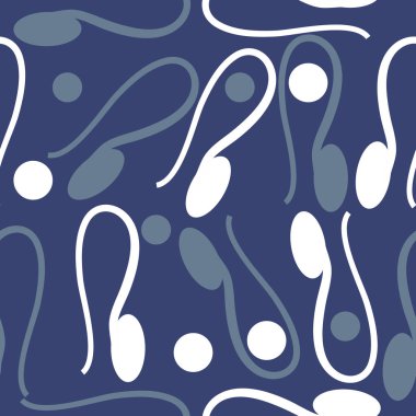 sanatsal soyut dikişsiz desen, vektör illüstrasyon