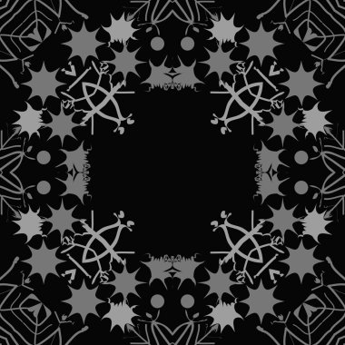 Renkli motifin dairesel dikişsiz deseni