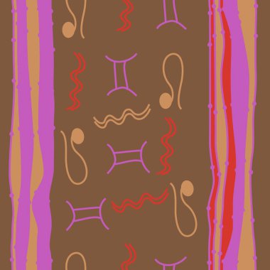 Kesintisiz soyut desen, vektör arka plan