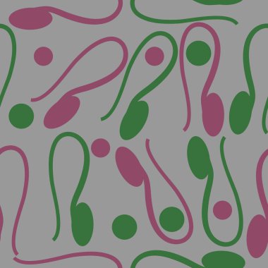 sanatsal soyut dikişsiz desen, vektör illüstrasyon