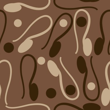 sanatsal soyut dikişsiz desen, vektör illüstrasyon