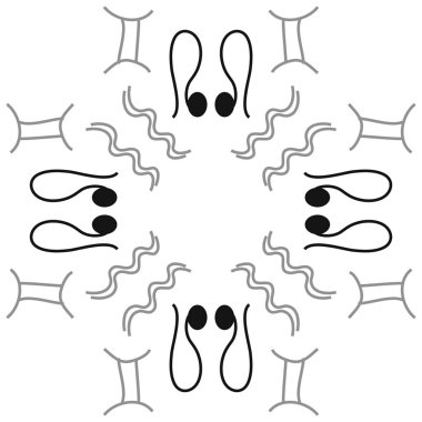Soyut basit fraktalların kusursuz deseni
