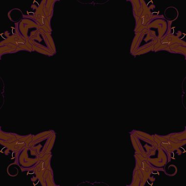 Soyut basit fraktalların kusursuz deseni