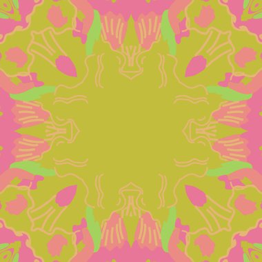 sanatsal soyut dikişsiz desen, vektör illüstrasyon