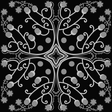 dekoratif grafik çiçek arka plan