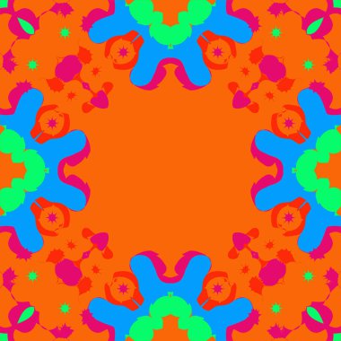 Soyut basit fraktalların kusursuz deseni