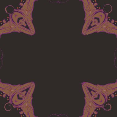 Soyut basit fraktalların kusursuz deseni