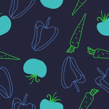 sanatsal soyut dikişsiz desen, vektör illüstrasyon