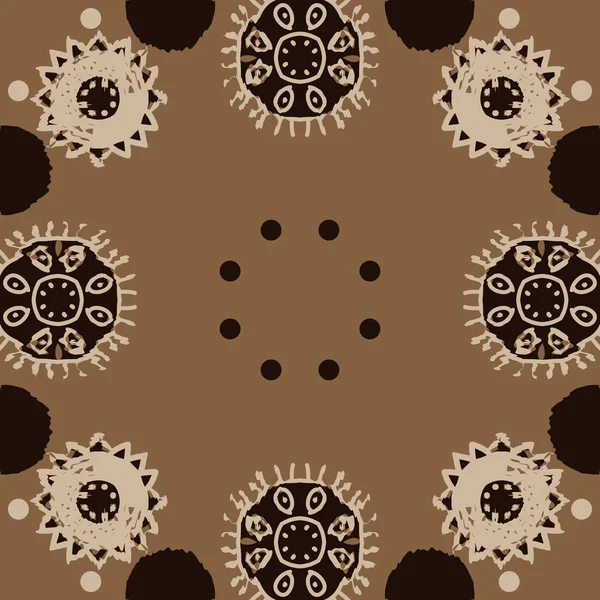 Kreisförmige Abstrakte Formen Muster Vektor Hintergrund — Stockvektor