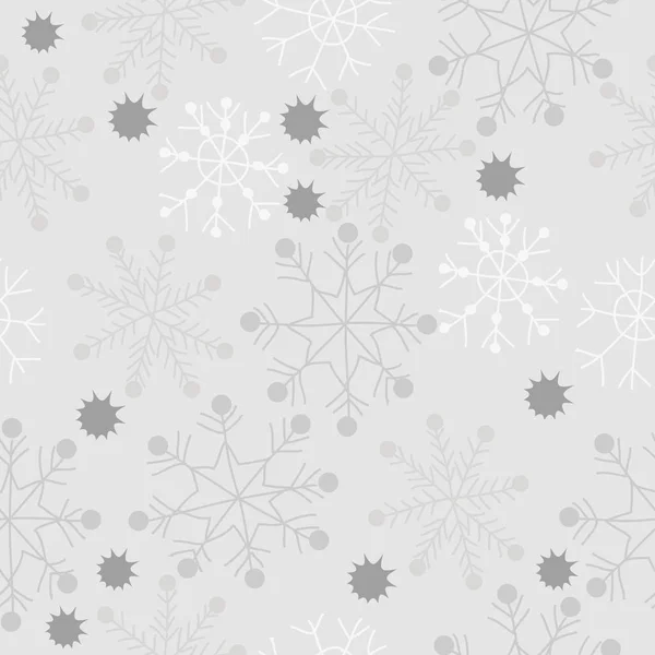 Abstract Seamless Pattern Colorful Snowflakes — Stock Vector