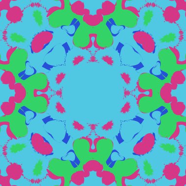 Soyut basit fraktalların kusursuz deseni