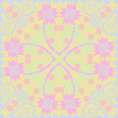 Kesintisiz soyut desen, vektör arka plan