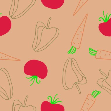 sanatsal soyut dikişsiz desen, vektör illüstrasyon