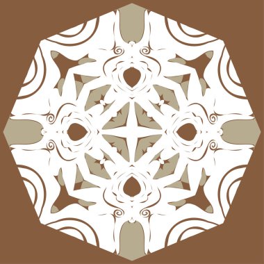 Çiçek motifi, çiçek, delik, dalgalar, noktalar, çizgiler dairesel desen.  