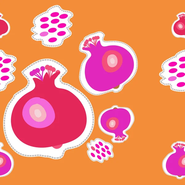 Soyut basit meyve Dikişsiz desen