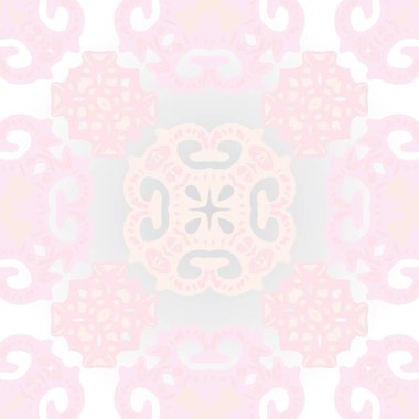 Renkli motifin dairesel dikişsiz deseni