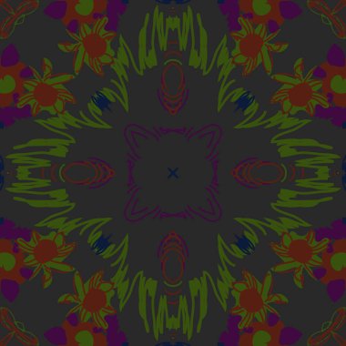 Soyut basit fraktalların kusursuz deseni