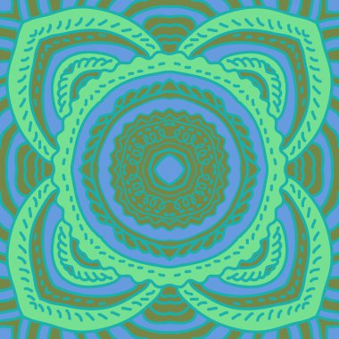 Soyut basit fraktalların kusursuz deseni