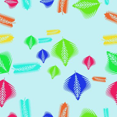 Arka planda kesintisiz ağaç yaprağı kümesi