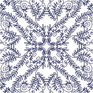 Soyut basit fraktalların kusursuz deseni