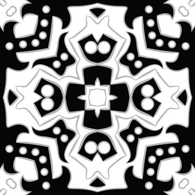 sanatsal soyut dikişsiz desen, vektör illüstrasyon