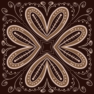 yaratıcı çiçek arka plan, vektör illüstrasyon 