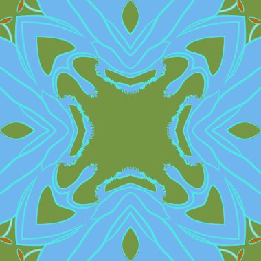 Soyut basit fraktalların kusursuz deseni