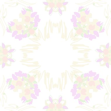 sanatsal soyut dikişsiz desen, vektör illüstrasyon