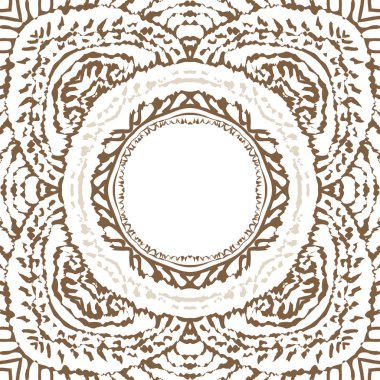 Soyut basit fraktalların kusursuz deseni