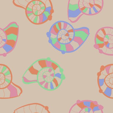 sanatsal soyut dikişsiz desen, vektör illüstrasyon