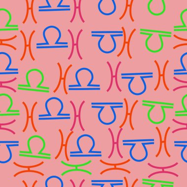 sanatsal soyut dikişsiz desen, vektör illüstrasyon