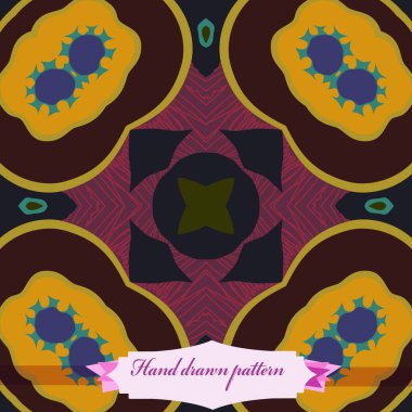 soyut dairesel seamless modeli.