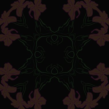 Soyut basit fraktalların kusursuz deseni