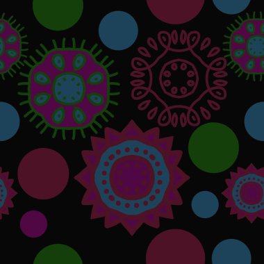 Kesintisiz soyut desen, vektör arka plan