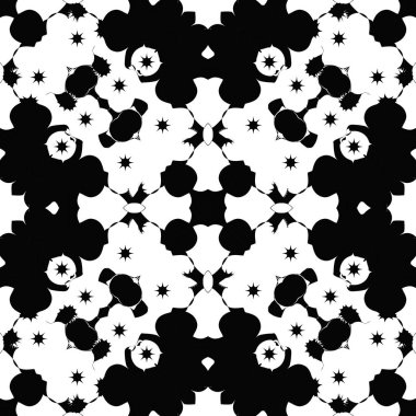 grafik baskı soyut dikişli desen, vektör illüstrasyon